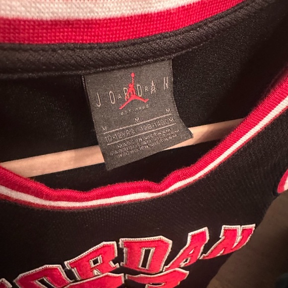 Jordan Kids Black and Red Jersey - Picture 3 of 3